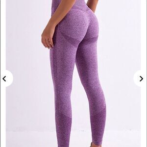 Fastarry‎ high waisted leggings lavender size 6 nwt